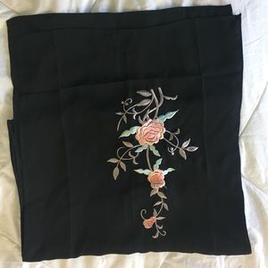 Rose Silk Scarf